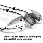 PGM Golf Wedge for Men&Women - 52/56/60 Degree Gap Wedge Sand Wedge Lob Wedge Right Hand - Low Center of Gravity - Milled Face for More Spin - Easily Escape from Bunker