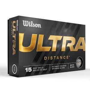 Wilson 23' Ultra Straight Golf Balls - 15 Pack, White