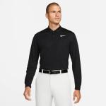 Nike Dri-FIT Victory Men's Long-Sleeve Golf Polo Shirt (as1, Alpha, l, Regular, Regular) Black/White