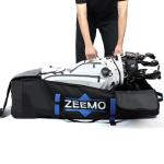 ZEEMO Golf Travel Bag, Full-Open Protective & Wheeled Airline-Approved Case for Clubs, Cart&StandBag, Soft-Sided Waterproof Cover Made of Heavy Duty Oxford, Black