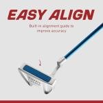 Aspire X-Lite Super Performance Junior Golf Club Set - Right-Handed Kids Golf Set with Driver, Hybrid, 7 Iron, Putter, Stand Bag & Headcovers - Blue Ages 6-8