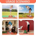 ZFYOUNG Golf Balance Board Golf Swing Training Aid to Weight Shift Improved Golf Game Swing Trainer Pressure Plate for Increased Power & Control – Teaching Tool for Club Practice & Drills