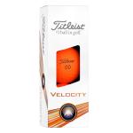 Titleist Velocity Golf Balls, Matte Orange (One Dozen)