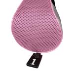 Andux 3pcs/Set Golf 460cc Driver Wood Club Head Covers Long Neck with No. Tags Pink