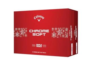 Callaway Golf Chrome Soft Golf Balls (Triple Track, 2 Dozen (White)