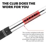 Performance Golf ONE Wedge | Accelerates The Club Through Any Lie | Solid Shots | No Chunking | Gets You On The Green in One Shot (56 Degrees, Right)