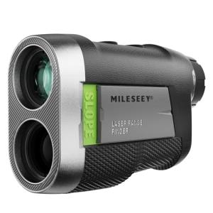MILESEEY PF260 Golf Rangefinder with Slope, Removable Battery Power, 1100 yd Rechargeable Laser Range Finder Golf, ±0.4 yd Accuracy, 0.3s Flag Lock Vibration, 6X, Magnetic, Golf Accessories for Men