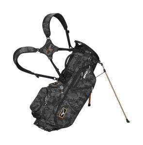 Mizuno BR-D4 Stand Golf Bag | 9 Inches | Black Camo-Copper