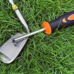 Sukiise Golf Club Groove Sharpener, Re-Grooving Tool and Cleaner for All Irons Pitching Sand Lob Gap and Approach Wedges, Generate Optimal Backspin, Groove Repair Tool, Tungsten Carbide Head