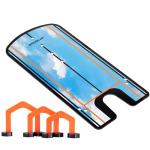 BIRDIEBLAST Golf Putting Mirror, Includes 3 Premium Align Putting Gates,Putting Training Aid for Golf with Putter Line,Putting Mirror for Practice for Beginners (Orange)