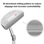 PGM 17 Pcs Women's Golf Club Set with Graphite Shaft for Right Handed Includes 4 Titanium Woods(#1,3,5,4H), 6 Irons(#6,7,8,9,PW,SW), and Putter, Random Golf Stand Bag and Headcover