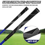 PGM Driver Golf Swing Training Aid for Right Handed - Weighted Swing Trainer Golf Club Click Stick and Distance Trainer with Whippy Shaft and Driver Head for Increase Swing Speed and Distance