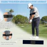 Siciwelely 3-Piece Golf Wrist Trainer Set with Wrist Strap/Arm Band/Storage Bag, Golf Wrist Training Aid to Correct Wrist Angle & Develop Muscle Memory,Golf Wrist Brace Corrector for Golf Beginners