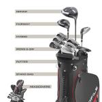 WILSON Golf Profile Platinum Package Set, Men's Right Handed, Tall Carry