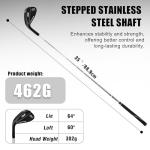PGM Golf Wedge Set for Men&Women - 50/52/54/56/58/60/62/64 Degree Gap Wedge Sand Wedge Lob Wedge Right Hand - Milled Face for More Spin - Easily Escape from Bunker