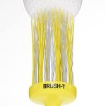 Brush-T Premium Plastic Golf Tees, Yellow XLT 4-Pack, Size 3 1/8", Unbreakable Innovative Design, Consistent Height, Perfect Golf Gift for Men and Women. Golfing Brush Tees, Works with Any Golf Ball