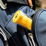 Brush-T Premium Plastic Golf Tees, Yellow XLT 4-Pack, Size 3 1/8", Unbreakable Innovative Design, Consistent Height, Perfect Golf Gift for Men and Women. Golfing Brush Tees, Works with Any Golf Ball