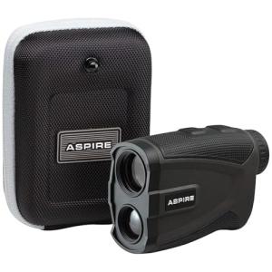 Aspire Platinum Golf Rangefinder – Slope On/Off, 6X Magnification, 1000-Yard Laser Range Finder with Vibration, Pin Seek, High-Speed Scan & Slope Mode – Waterproof – Battery & Case Included