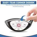 Yobbai Golf Impact Tape - High-Resolution Strike Stickers for Iron, Wood & Fairway Clubs, Non-Residue, Swing Training Aid Impact Labels (Righties- 160pcs(Wood 6x8+ Iron 8x10+ Fairway 8x4))