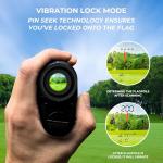 Aspire Platinum Golf Rangefinder – Slope On/Off, 6X Magnification, 1000-Yard Laser Range Finder with Vibration, Pin Seek, High-Speed Scan & Slope Mode – Waterproof – Battery & Case Included