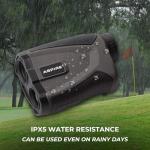 Aspire Platinum Golf Rangefinder – Slope On/Off, 6X Magnification, 1000-Yard Laser Range Finder with Vibration, Pin Seek, High-Speed Scan & Slope Mode – Waterproof – Battery & Case Included