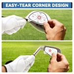 Yobbai Golf Impact Tape - High-Resolution Strike Stickers for Iron, Wood & Fairway Clubs, Non-Residue, Swing Training Aid Impact Labels (Righties- 160pcs(Wood 6x8+ Iron 8x10+ Fairway 8x4))