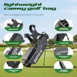 1GoTo-G 9 Pieces Golf Clubs Set for Men - Complete Mens Golf Clubs Full Set Left Handed Includes Stand Bag with Rain Hood, 1# Drive, 5# Hybrid, 5# 7# 9# PW# Irons and Putter