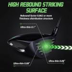 PGM Men's Professional Golf Club 4H Hybrid for Right Handed, Low Center of Gravity Long Distance Single Club with Titanium Head Graphite Regular Shaft