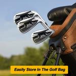 MAZEL Short 7 Iron Golf Club for Kids Boys & Girls Aged 6-9 Years - Junior Practice Golf Iron,24.5 Inch (Black)