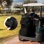 UNIHIMAL Golf Cart Bag, 15 Way Organizer Divider Top with Handles and Rain Cover
