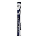 SuperStroke NFL Golf Putter Grip, Dallas Cowboys (Mid Slim 2.0) | Cross-Traction Surface Texture and Oversized Profile | Even Grip Pressure for a More Consistent Stroke | Non-Slip Grip, Navy/White (TS040143)