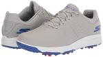 Skechers Men's Torque Waterproof Golf Shoe, Gray/Blue Sole, 13 Wide
