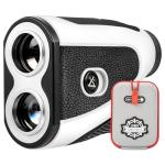 Golf Range Finder with Slope, 1200 Yards Laser Rangefinder Golfing, 7X Magnification, Flag Pole Locking Vibration, Rechargeable Range Finders with Magnet Stripe, Ideal Golf Accessories