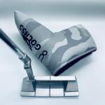 GOCHSS H043-PT 35-Inch Right-Handed CNC High-Forgiveness Soft Iron Straight-Bar Putter — Unisex Competition Golf Putter with Stainless Steel Shaft, PU 2.0 Grip & Magnetic Head Cover (Silve)