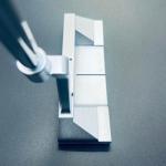 GOCHSS H043-PT 35-Inch Right-Handed CNC High-Forgiveness Soft Iron Straight-Bar Putter — Unisex Competition Golf Putter with Stainless Steel Shaft, PU 2.0 Grip & Magnetic Head Cover (Silve)