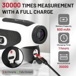 Golf Range Finder with Slope, 1200 Yards Laser Rangefinder Golfing, 7X Magnification, Flag Pole Locking Vibration, Rechargeable Range Finders with Magnet Stripe, Ideal Golf Accessories