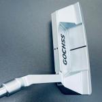 GOCHSS H043-PT 35-Inch Right-Handed CNC High-Forgiveness Soft Iron Straight-Bar Putter — Unisex Competition Golf Putter with Stainless Steel Shaft, PU 2.0 Grip & Magnetic Head Cover (Silve)