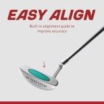 Aspire Junior Plus Kids Golf Clubs – Boys’ & Girls’ Right-Handed Golf Set with Lightweight Stand Bag, Graphite Shafts & Aircraft-Grade Aluminum Clubs - Green Ages 7-8