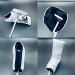 GOCHSS H043-PT 35-Inch Right-Handed CNC High-Forgiveness Soft Iron Straight-Bar Putter — Unisex Competition Golf Putter with Stainless Steel Shaft, PU 2.0 Grip & Magnetic Head Cover (Silve)