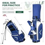 UNIHIMAL Lightweight Golf Stand Bag with 4-Way Full-Length Divider, Foldable Base & Dual Straps