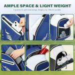 UNIHIMAL Lightweight Golf Stand Bag with 4-Way Full-Length Divider, Foldable Base & Dual Straps
