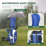 UNIHIMAL Lightweight Golf Stand Bag with 4-Way Full-Length Divider, Foldable Base & Dual Straps