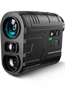 Precision Pro Golf Rangefinder with Slope On/Off,1200 Yards Laser Range Finder,±1 Yard Accuracy,Pin-Lock Technology,Tournament Legal,7X Magnification,Fast Focus,Waterproof,Premium Carry Case,Light