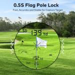 Precision Pro Golf Rangefinder with Slope On/Off,1200 Yards Laser Range Finder,±1 Yard Accuracy,Pin-Lock Technology,Tournament Legal,7X Magnification,Fast Focus,Waterproof,Premium Carry Case,Light