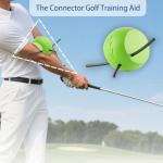 HANQUAN The Connector Golf Training Aid,Simple and Effective Training Tool,Golf Swing Trainer for Posture Correction Practice,Golf Training Aids Helps Train Proper Swing Mechanics,Arm Structure