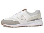 New Balance Men's 997 SL Golf Shoe, 10.5 D, White/Grey