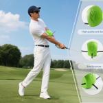 HANQUAN The Connector Golf Training Aid,Simple and Effective Training Tool,Golf Swing Trainer for Posture Correction Practice,Golf Training Aids Helps Train Proper Swing Mechanics,Arm Structure