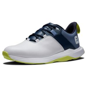 FootJoy Men's Prolite Previous Season Style Golf Shoe, White/Navy/Lime, 9.5