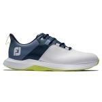 FootJoy Men's Prolite Previous Season Style Golf Shoe, White/Navy/Lime, 9.5