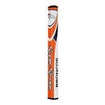 SuperStroke NFL Golf Putter Grip, Denver Broncos (Mid Slim™ 2.0) | Cross-Traction Surface Texture and Oversized Profile | Even Grip Pressure for a More Consistent Stroke | Non-Slip Grip, Orange/Navy (TS040149)